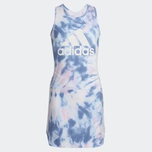 Girls Adidas Curved Hem Tank Dress Size XL 16 Tie Dye NWT bin 4